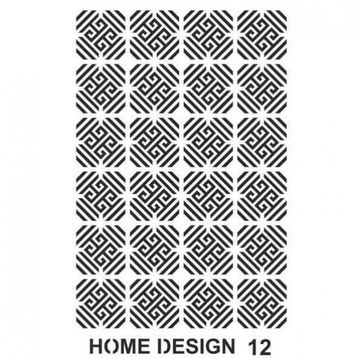 Artebella HDS12 35x50 cm Home Desingn Stencil
