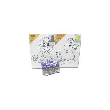 Artebella KMPS0009 Ben De Yapabilirim Desenli Tuval Boyama Seti