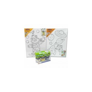 Artebella KMPS0011 Ben De Yapabilirim Desenli Tuval Boyama Seti