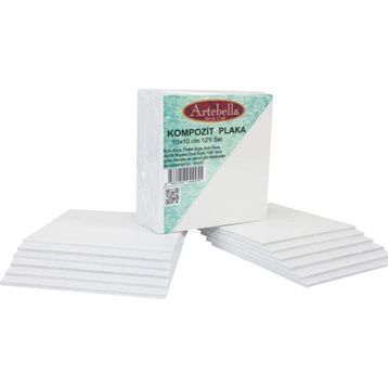 Artebella KPS10X10 10X10 cm 12'li Kompozit Plaka Set