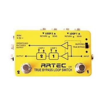 Artec LS2 Çift Kanal Loop Switch Pedal