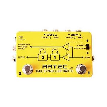 Artec LS2 Çift Kanal Loop Switch Pedal
