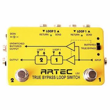Artec LS2 Çift Kanal Loop Switch Pedal