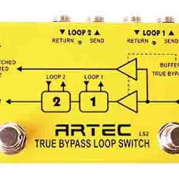 Artec LS2 Çift Kanal Loop Switch Pedal
