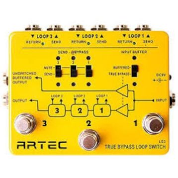 Artec LS3 Üç Kanal Loop Switch Pedal