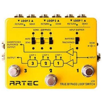 Artec LS3 Üç Kanal Loop Switch Pedal