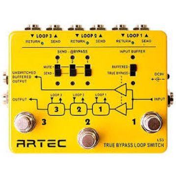 Artec LS3 Üç Kanal Loop Switch Pedal
