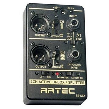Artec SE-DI2 Equalizer Active Direct Box