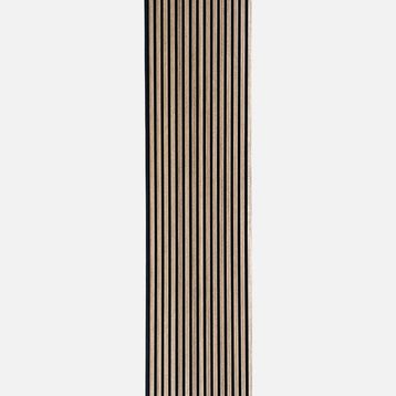 Artelmo 20x600x2800 mm Teak MDF Akustik Duvar Paneli