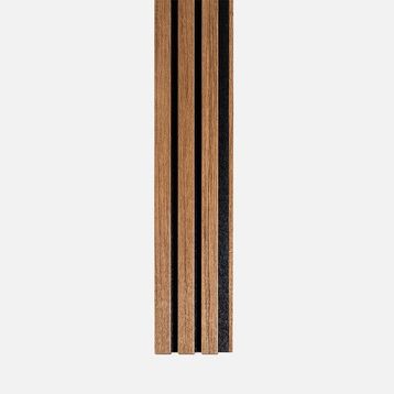 Artelmo Soft Touch 18x121x2800 mm Teak Black MDF Duvar Paneli