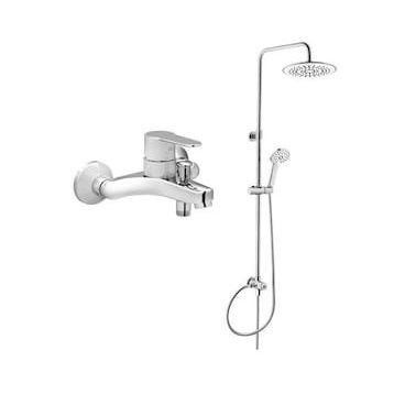 Artema 3C Duş Sistemi A45786 + Solid S Banyo+Lavabo+Eviye Batarya Seti