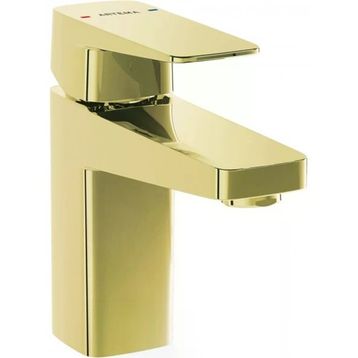Artema A4273274 Root Square Soft Altın Lavabo Bataryası