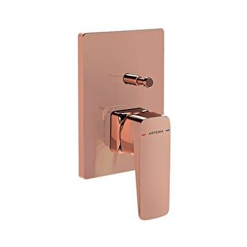 Artema A4275229 Soft Bakır Root Square Ankastre Banyo Bataryası