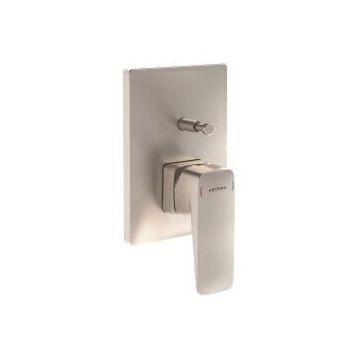 Artema A4275234 Root Square Sıva Üstü Fırçalı Nikel Ankastre Banyo Bataryası