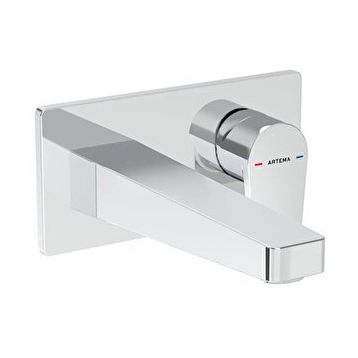 Artema A43180 Gri Ankastre Flow Square Lavabo Bataryası