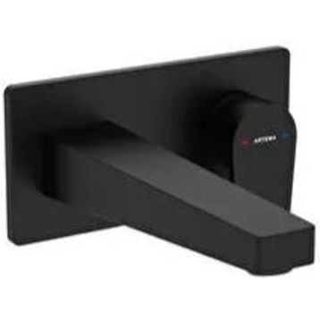 Artema A4318036 Mat Siyah Flow Square Ankastre Lavabo Bataryası
