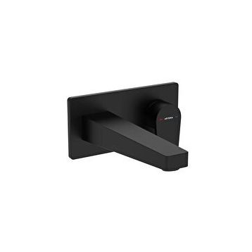 Artema A4318036 Mat Siyah Flow Square Ankastre Lavabo Bataryası