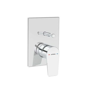 Artema A43208 Krom Flow Square Ankastre Banyo Bataryası