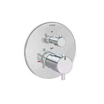 Artema A43258 Root Round Krom Ankastre termostatik Banyo Bataryası