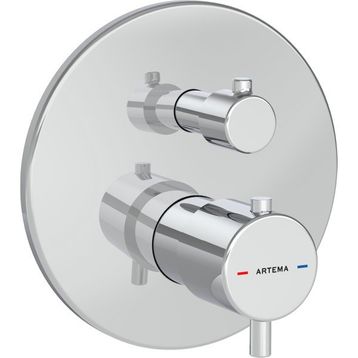 Artema A43258 Root Round Krom Ankastre termostatik Banyo Bataryası