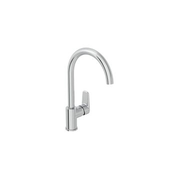 Artema A43419 Flow Soft C Tipi Krom Eviye Bataryası