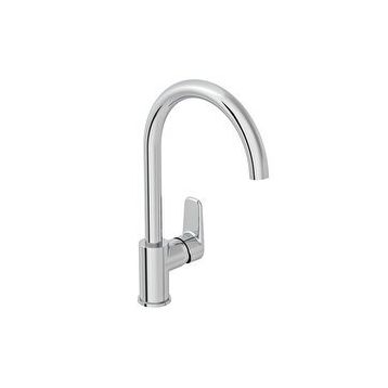 Artema A43419 Flow Soft C Tipi Krom Eviye Bataryası