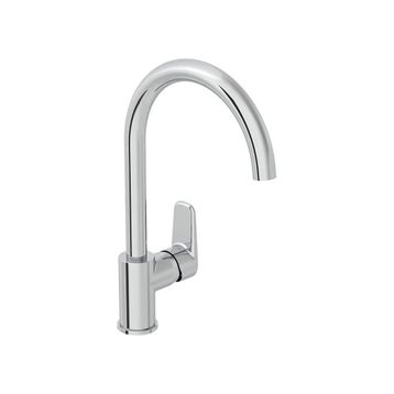 Artema A43419 Flow Soft C Tipi Krom Eviye Bataryası