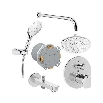 Artema A49279 Root Round Krom Ankastre Duş Seti