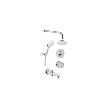 Artema A49279 Root Round Krom Ankastre Duş Seti