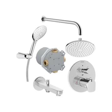 Artema A49279 Root Round Krom Ankastre Duş Seti