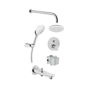 Artema AquaHeat A49259 X-Line Krom Ankastre Set