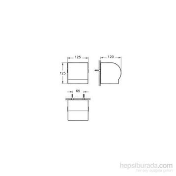 Artema Arkitekta A44381 Tuvalet Kağıtlığı