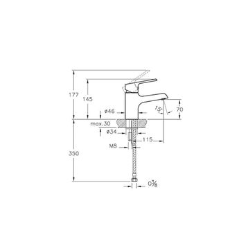 Artema Axe S A41069 Lavabo Bataryası