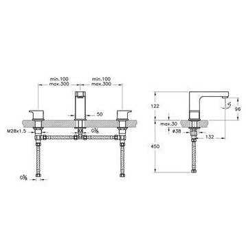 Artema Q-Line Lavabo Bataryası
