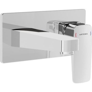 Artema Root Square A42738 Krom Sıva Üstü Ankastre Lavabo Bataryası