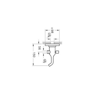 Artema Suit U A42490 El Duşlu Çıkış Ucu,Krom