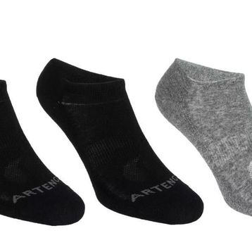 Artengo RS160 Siyah Uzun Konçlu Yetişkin 3'lü Tenis Çorabı