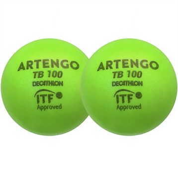 Artengo TB100 2'li Yeşil Sünger Tenis Topu