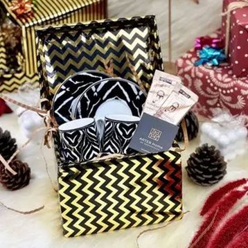 Arter Home Rc Zebra Serisi Hediye Paketli 2'li Fincan Takımı