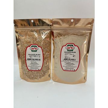Artı Lezzette Kaliteniz 100 gr Granül Soğan + 100 gr Toz Soğan