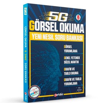 Artıbir Yayınları 8. Sınıf 5G Görsel Okuma Yeni Nesil Soru Bankası