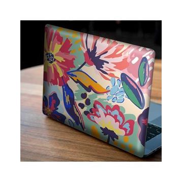 Artikel Floral Renkli Desen Notebook Sticker