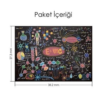 Artikel Formüllü Bilimsel Notebook Sticker