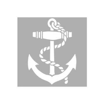 Artikel ST-1245 Anchor Deniz Motif Stencil Tasarımı 30x30 cm Kanvas Tablo