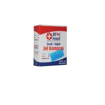Artımed 13x27 cm Kılıflı Sıcak-Soğuk Jel Kompres