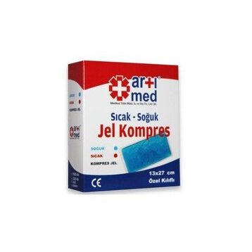 Artımed 13x27 cm Kılıflı Sıcak-Soğuk Jel Kompres