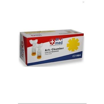 Artımed Chamber Sarı - Orta Boy 1-5 Yaş Çocuk Maskesi