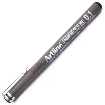 Artline 0.1 mm Siyah 12 Adet Teknik Çizim Kalemi