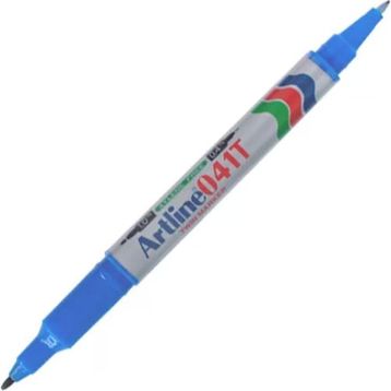Artline 041t Mavi Twin Marker Permanent Kalemi