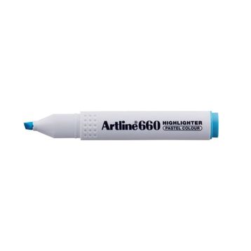 Artline 1.0-4.0 mm Pastel Mavi 12 Adet Kesik Uçlu Fosforlu Kalem